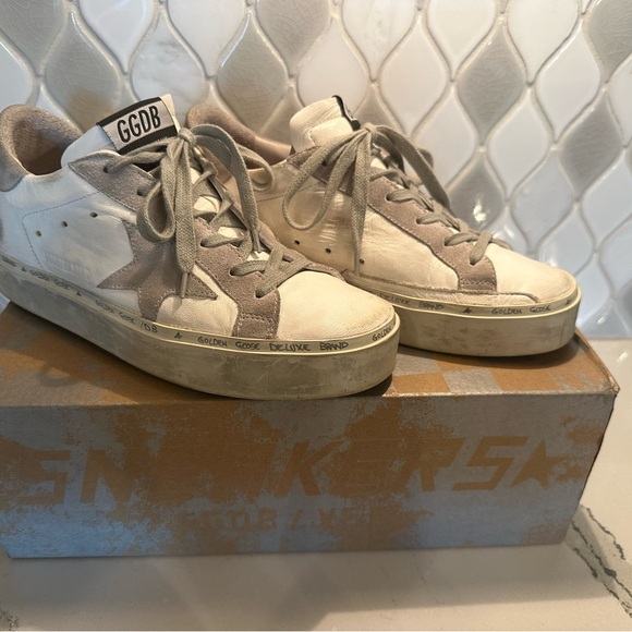 Golden Goose Hi-Star shoe size 7.  Box and Dust Bag - Picture 15 of 15